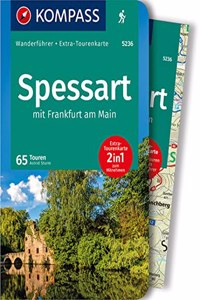 KOMPASS Wanderfuhrer Spessart mit Frankfurt am Main: Wanderfuhrer mit Extra-Tourenkarte 1:60.000, 65 Touren, GPX-Daten zum Download