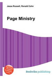Page Ministry