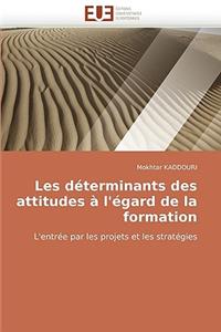 Les Déterminants Des Attitudes À l'Égard de la Formation