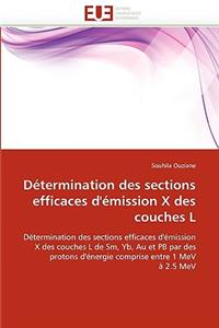 D�termination Des Sections Efficaces d''�mission X Des Couches L