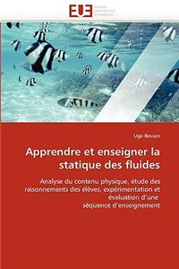 Apprendre Et Enseigner La Statique Des Fluides