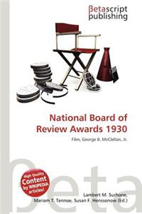 National Board of Review Awards 1930