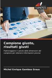 Campione giusto, risultati giusti