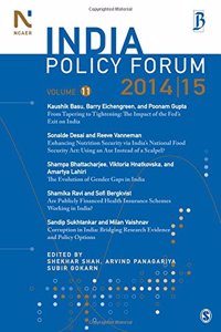 India Policy Forum 2014-15