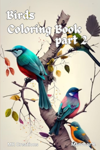 Birds coloring book part 2