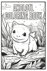 Axolotl coloring book