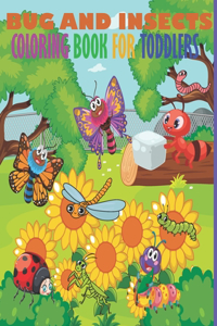 Bug and Insects coloring book for toddlers