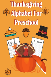 Thanksgiving Alphabet For Preschool