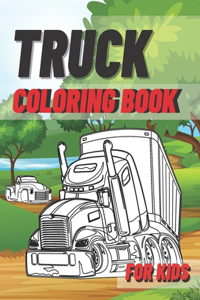Truck Coloring Book For Kids