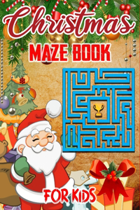 Christmas Maze Book For Kids