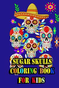 Sugar Skulls coloring book for kids