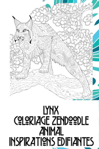 Coloriage Zendoodle - Inspirations édifiantes - Animal - Lynx