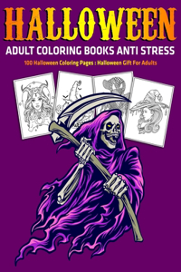 Halloween Adult Coloring Books Anti Stress