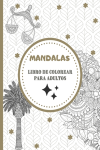 Libro para colorear mandalas para adultos
