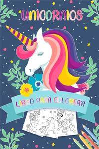 Libro para colorear niños - unicornios