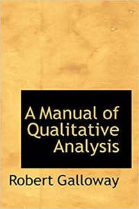 A Manual of Qualitative Analysis