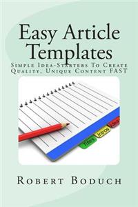 Easy Article Templates