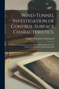 Wind-tunnel Investigation of Control-surface Characteristics.: XVI, Pressure Distribution Over an NACA 0009 Airfoil With 0.30-airfoil-chord Beveled-trailing-edge Flaps