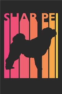 Vintage Shar Pei Notebook - Gift for Shar Pei Lovers - Shar Pei Journal