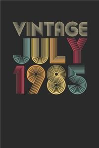 Vintage July 1985