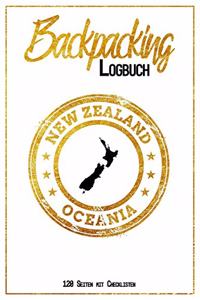 Backpacking Logbuch New Zealand Oceania 120 Seiten mit Checklisten