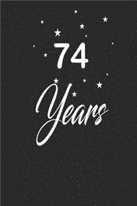 74 years