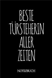Beste Türsteherin Aller Zeiten Notizbuch