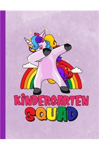 Dabbing Unicorn Kindergarten Squad Notebook