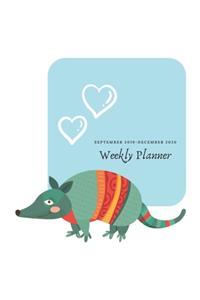 Weekly Planner September 2019 - December 2020