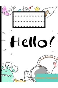 Hello Liniertes Notizbuch