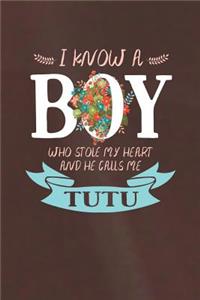 I Know a Boy Who Stole My Heart and He Calls Me Tutu