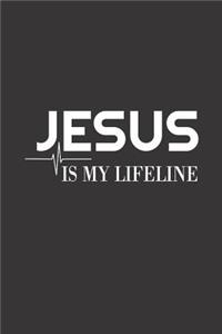 JESUS Is My Lifeline: Inspirational Journal Notebook