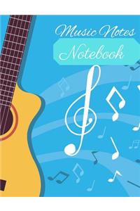 Music Notes Notebook