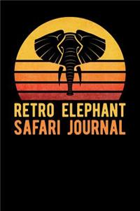 Retro Elephant Safari Journal