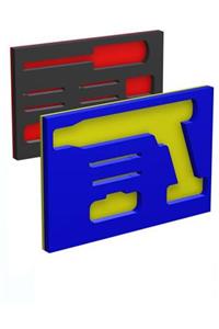 Tool Kit Foam: Yellow/Blue