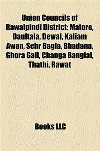 Union Councils of Rawalpindi District