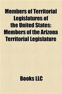 Members of Territorial Legislatures of the United States