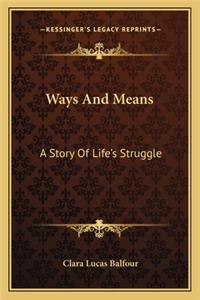 Ways And Means