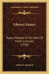 Library Essays