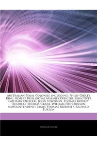 Articles on Australian Penal Colonies, Including