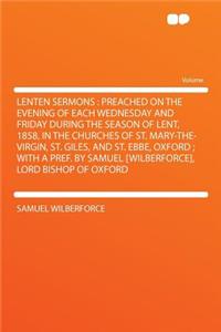 Lenten Sermons