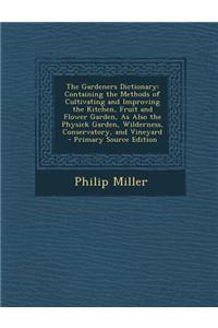 The Gardeners Dictionary