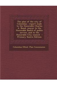 The Plan of the City of Columbus