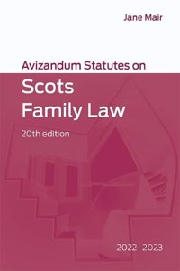 Avizandum Statutes on Scots Family Law