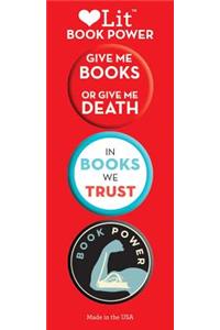 Book Power 3-Button Assortment