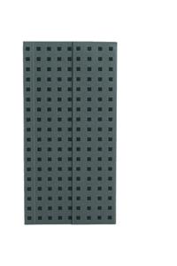 Grey on Black (Quadro) B6.5 Unlined Notebook