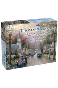 Thomas Kinkade Painter of Light with Scripture 2019 Day-To-Day Calendar