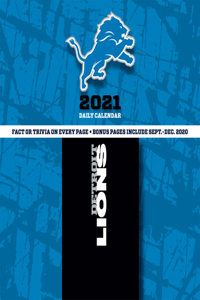 Detroit Lions 2021 Box Calendar