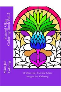 Stained Glass Coloring Book, Volume 2