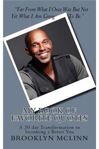 My Book of Favorite Quotes..
